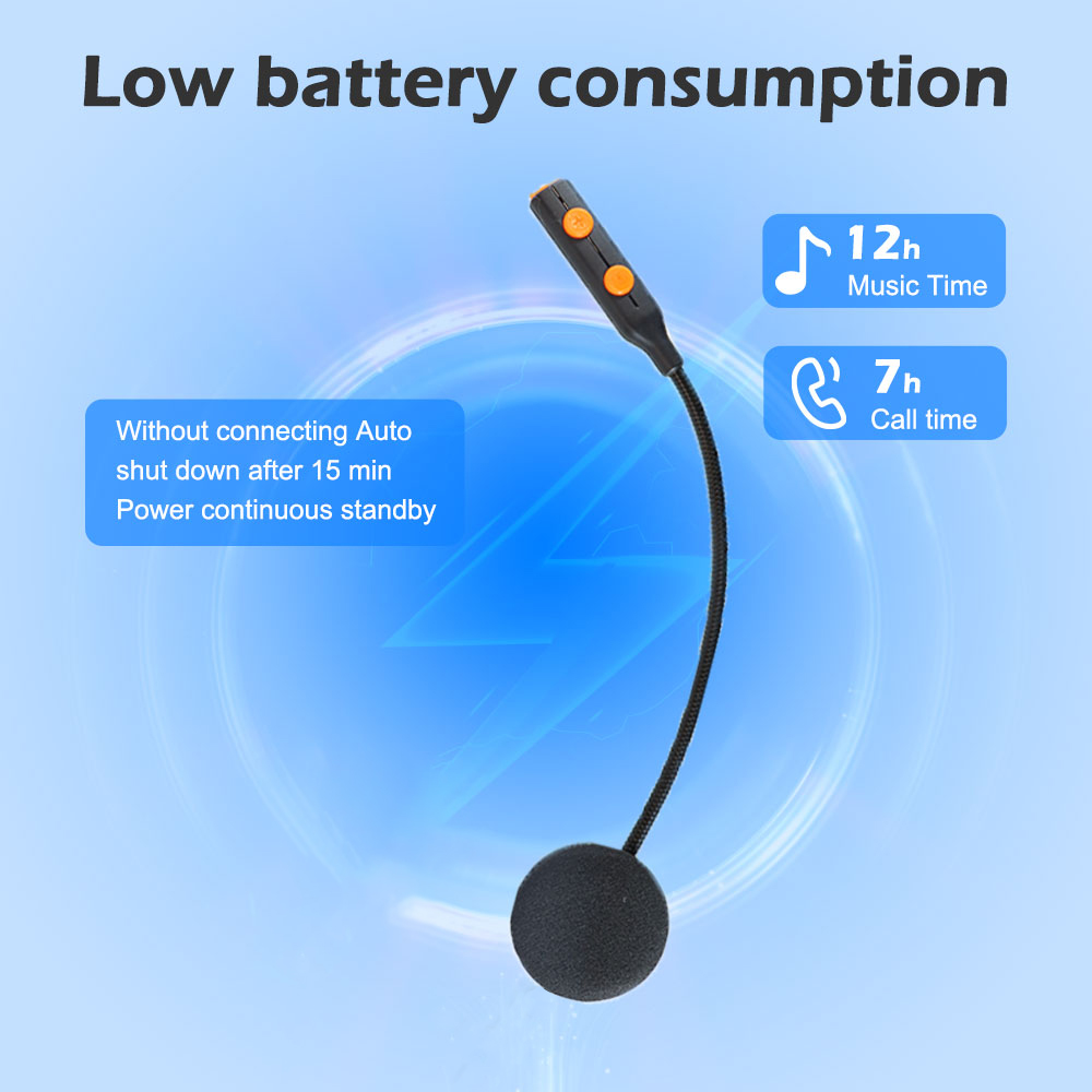 Helmet Bluetooth Headset Waterproof - Kihous シングルイヤーバイクヘルメットヘッドセット Bluetooth 5.3 防水ハンズフリースピーカー ワイヤレスイヤホン
