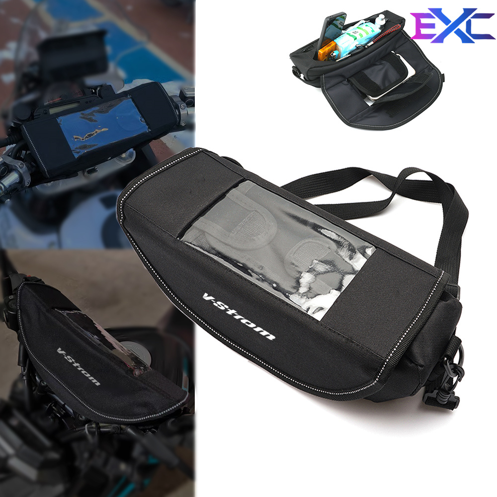 Motorcycle Gps Navigator Waterproof - 防水モーターサイクルハンドルバーバッグ,スズキ用,ウエディング,ナビゲーションバッグ,オートバイアクセサリー,250,650, 1050,dl650,dl1000
