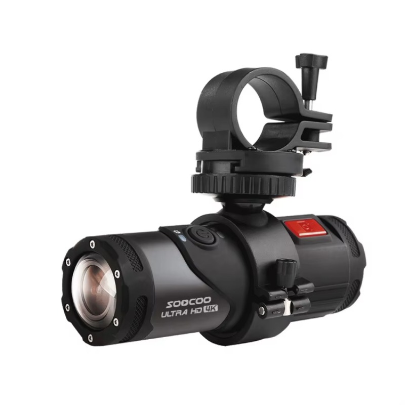 Helmet Camera 4K Wifi - 4K WiFi防水アクションカメラ 10m水中スポーツビデオカメラ バイク・オートバイヘルメット用
