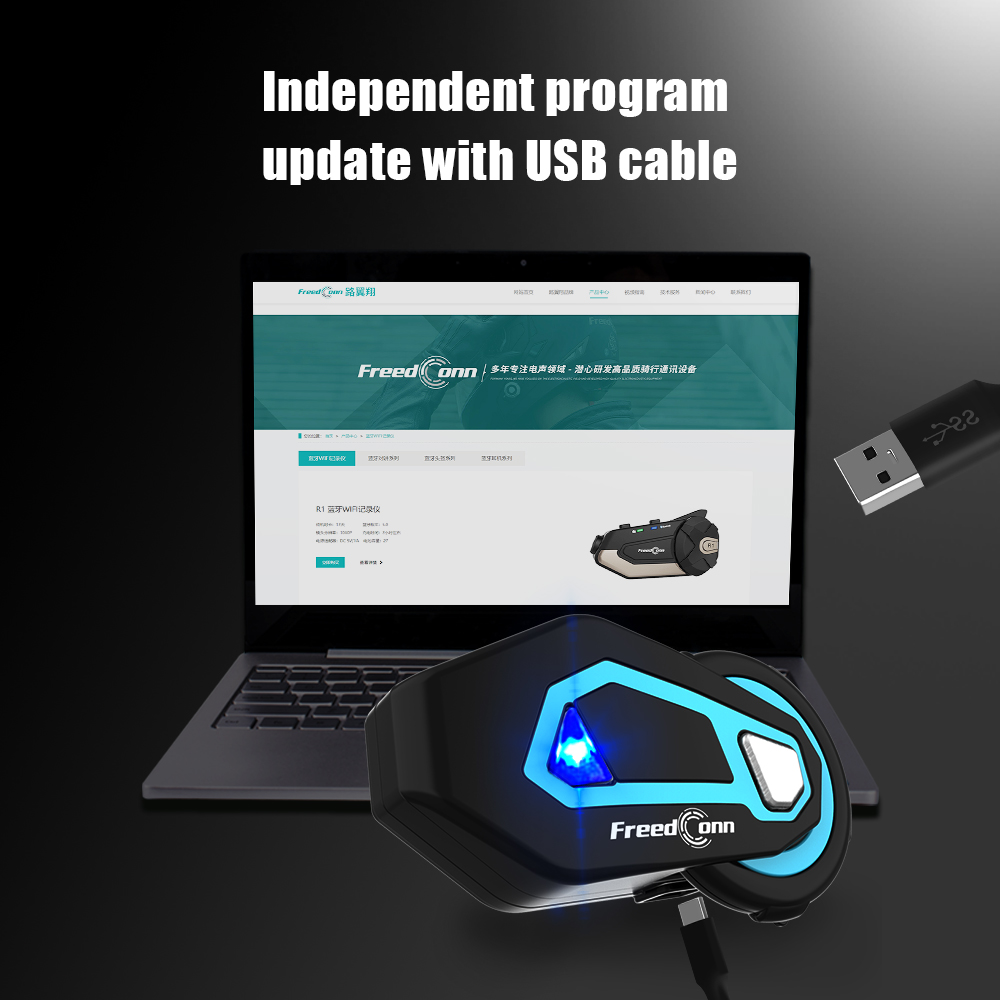 Freedconn-オートバイ用のBluetoothヘッドセ - Motorcycle Helmet Intercom 6 Rider のレビューと価格