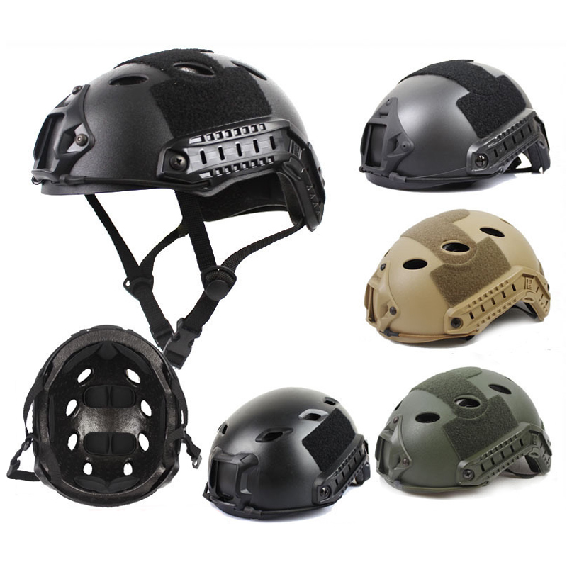 戦術的な FAST ヘルメット MH PJ BJ 保護ヘルメ - Helmet Headset Noise Cancellation のレビューと価格