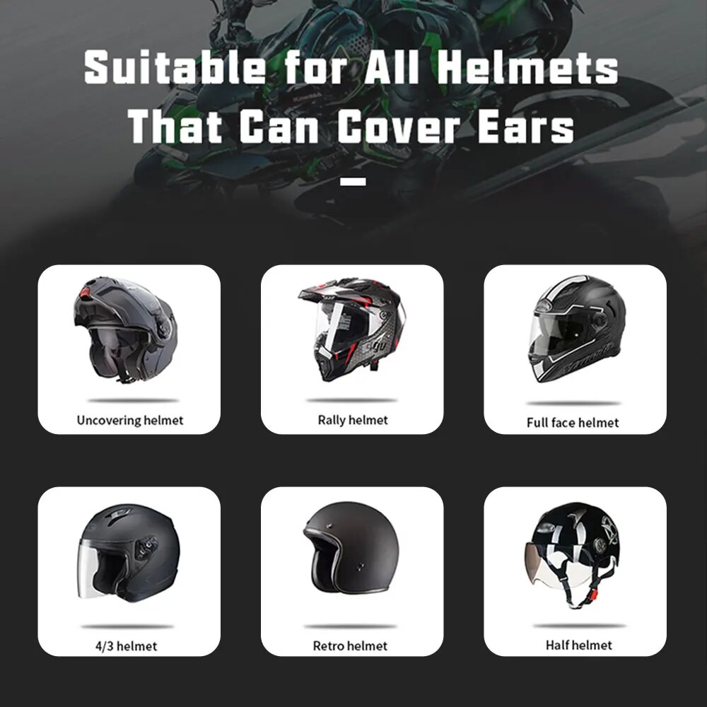 Kihous シングルイヤーバイクヘルメットヘッドセット B - Helmet Bluetooth Headset Waterproof のレビューと価格