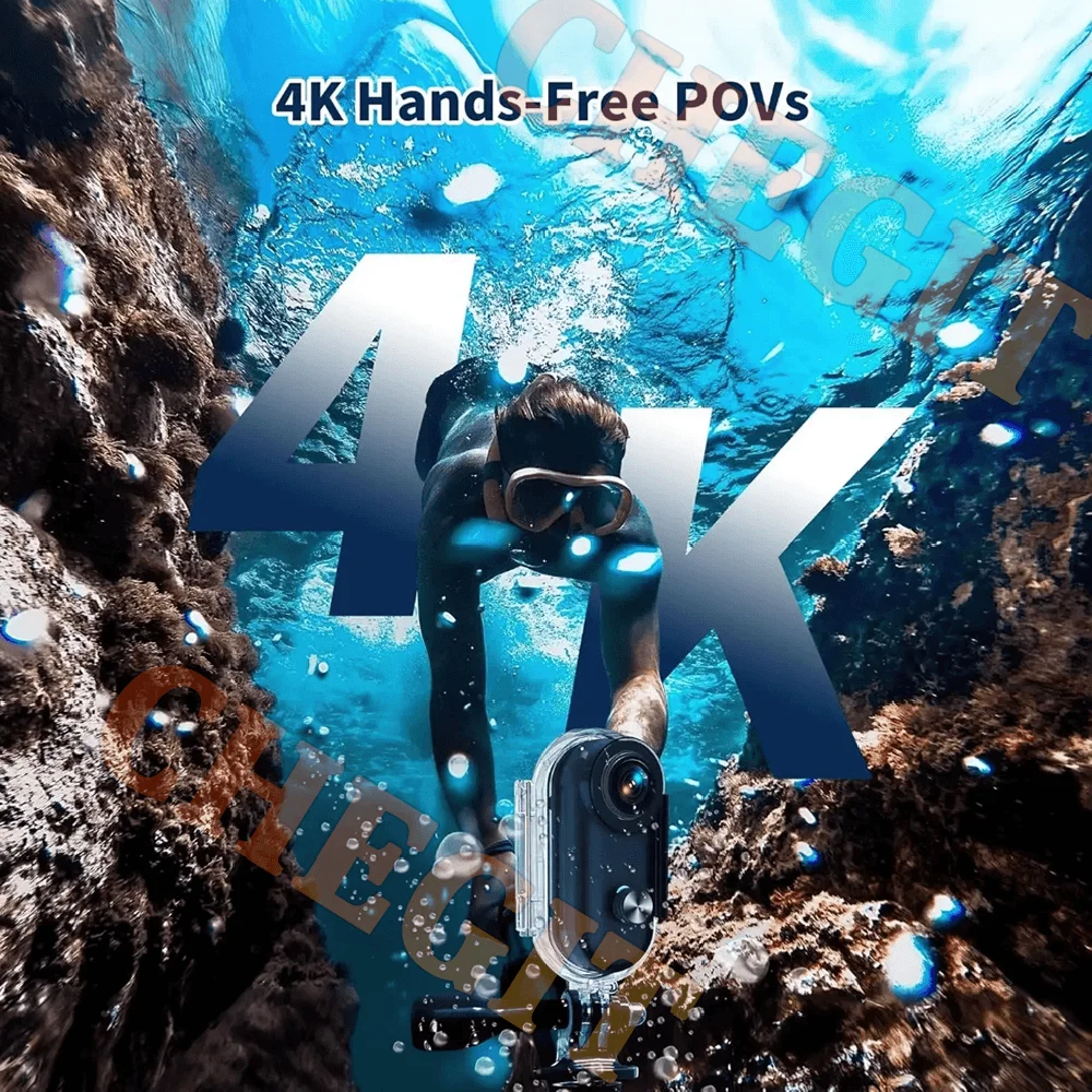 防水4Kミニポケット磁気式POV Vlogカメラ ポータブル - Helmet Bluetooth Headset Waterproof のレビューと価格