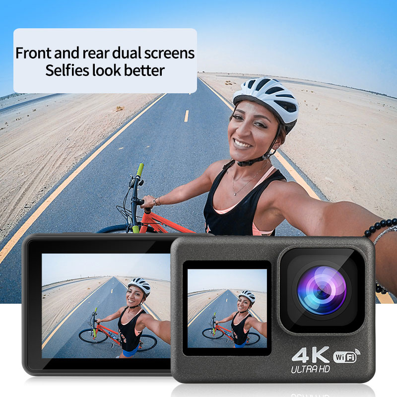 ウルトラ HD 4K アクションカメラ WiFi 170D  - Helmet Camera 4K Wifi のレビューと価格