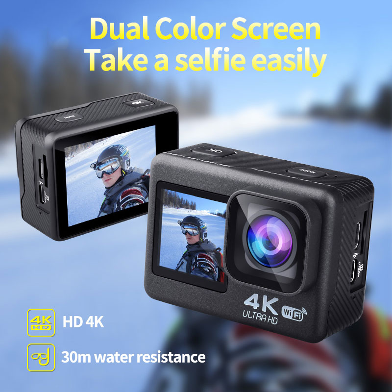 ウルトラ HD 4K アクションカメラ WiFi 170D  - Helmet Camera 4K Wifi のレビューと価格