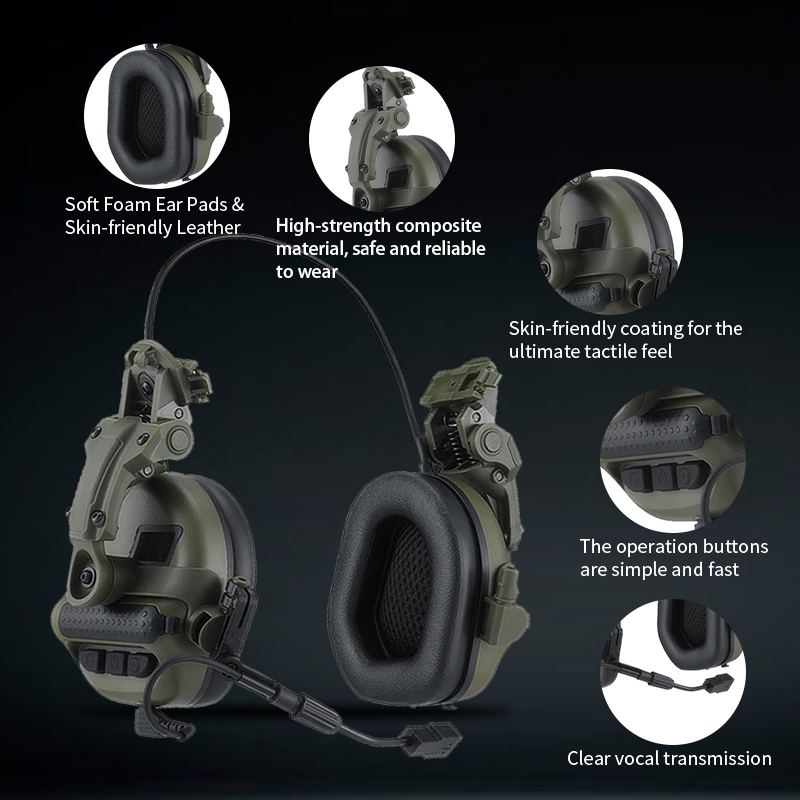 ARM NEXT F30 タクティカルイヤーマフ アクティブ - Helmet Headset Noise Cancellation のレビューと価格