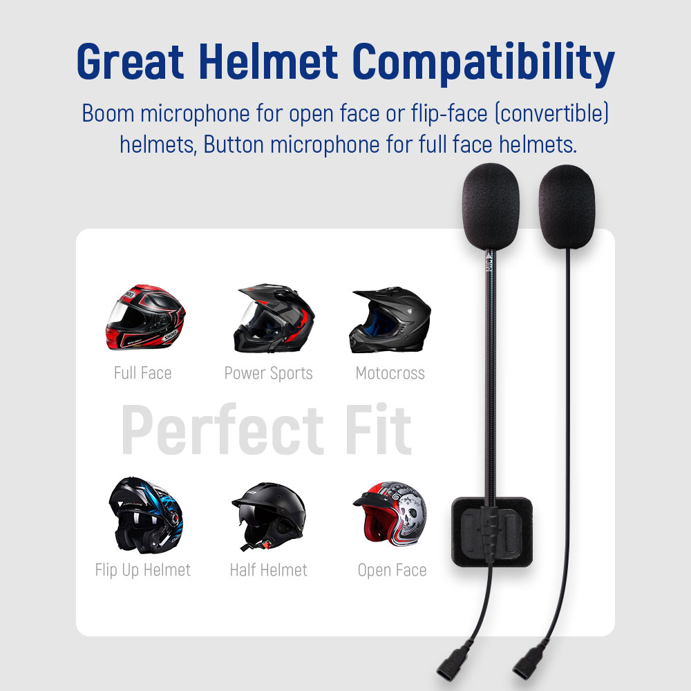 LEXIN LX-B4FM-X インターコムヘッドセット&ク - Bluetooth Headset Helmet 1000M のレビューと価格