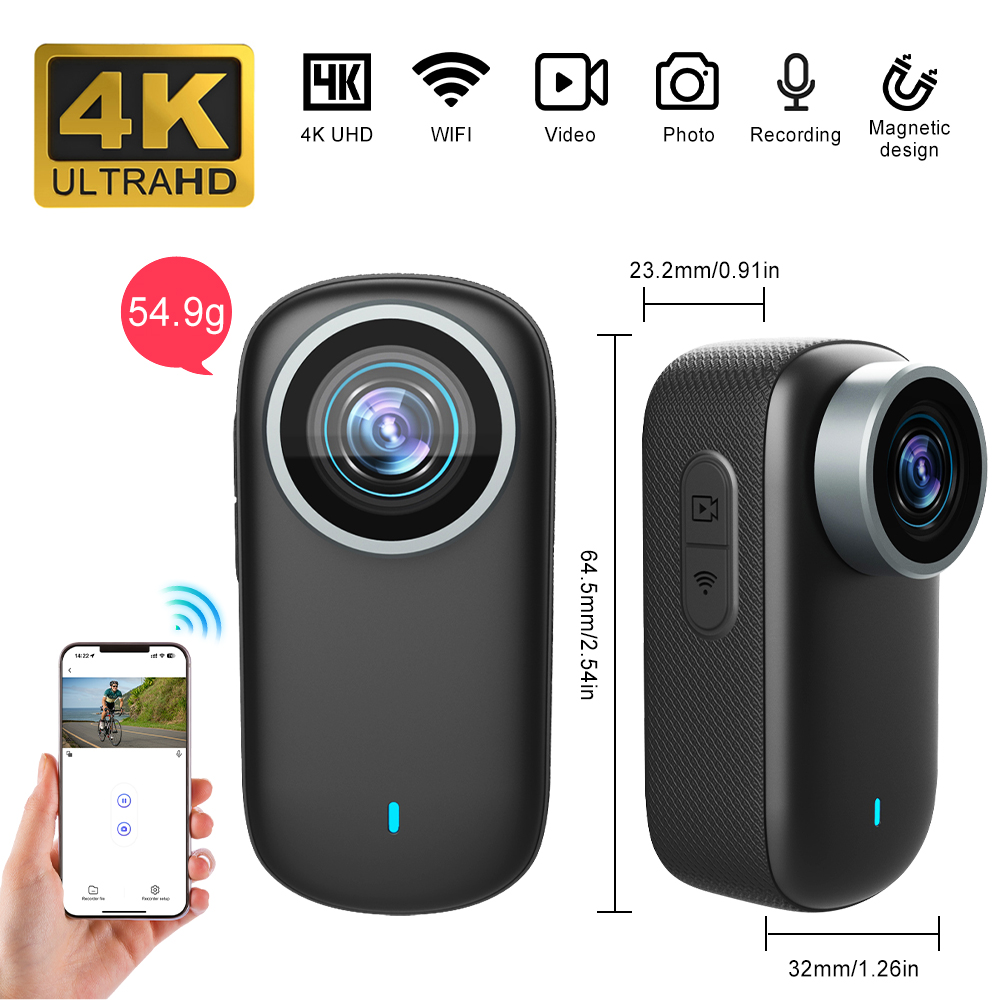 WiFi 4Kボディーカム アクションバイクカメラ 一体型ヘ - Helmet Communication System Camera のレビューと価格
