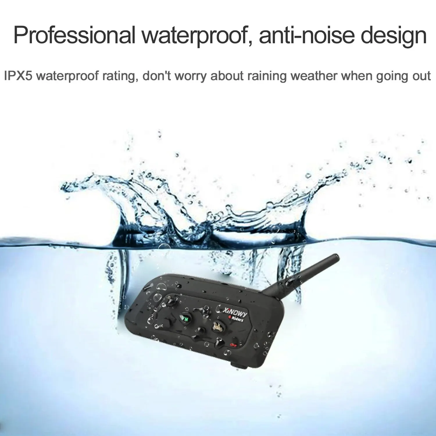 XINOWY 1-4個セット V4C 全二重通信 フットボー - Bluetooth Headset Helmet 1000M のレビューと価格