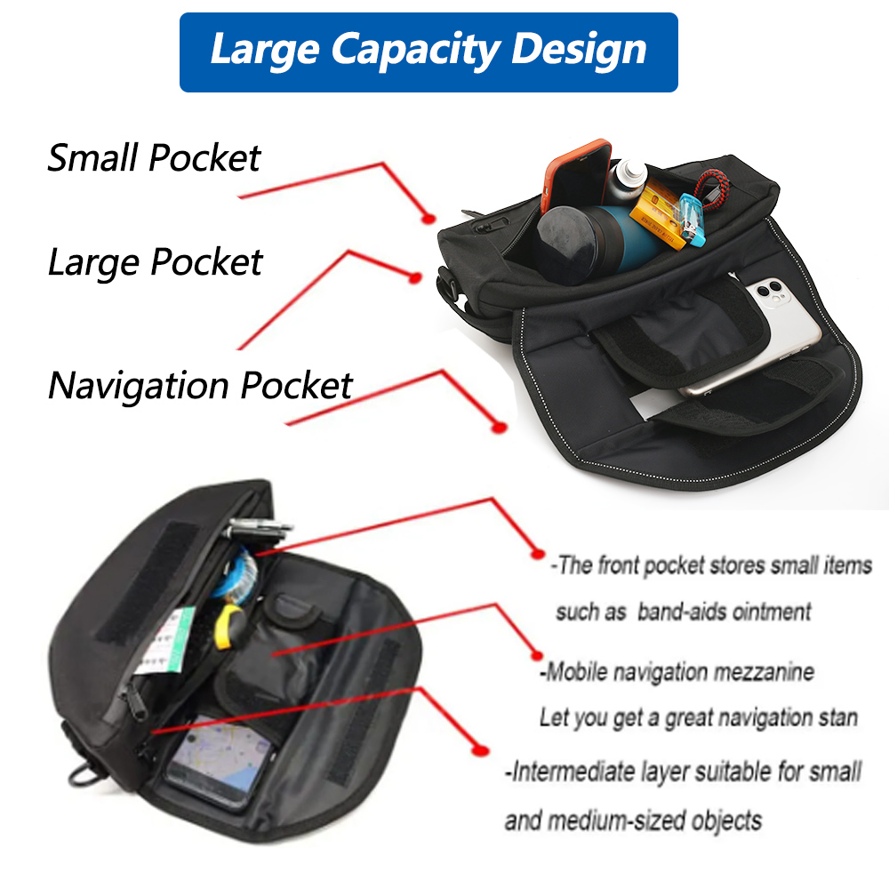 防水モーターサイクルハンドルバーバッグ,スズキ用,ウエディン - Motorcycle Gps Navigator Waterproof のレビューと価格