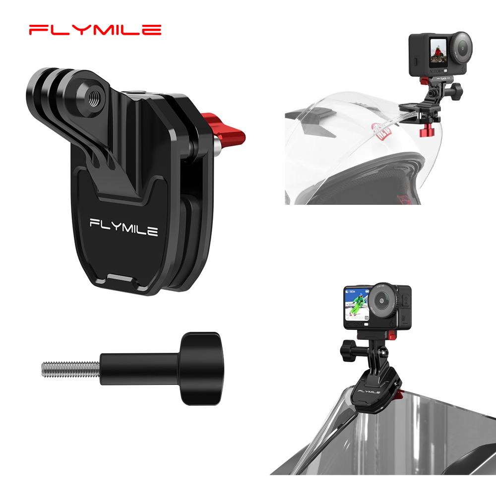 Flymile バイク用ウィンドシールドクリップカメラマウン - Helmet Communication System Camera のレビューと価格
