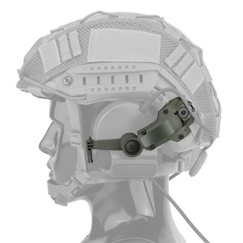 PELTOR CoTC 2&3用ヘルメットレールアダプター。 - Helmet Headset Noise Cancellation のレビューと価格