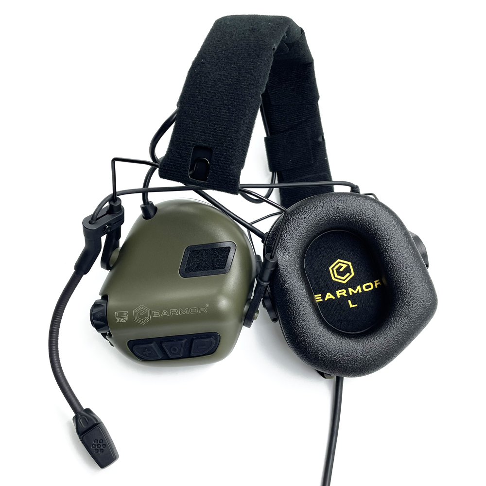 新しいEARMORタクティカルヘッドセットM32 SEアクテ - Helmet Headset Noise Cancellation のレビューと価格