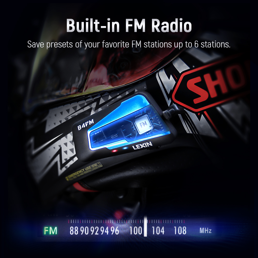 オートバイのヘルメット用のBluetoothヘッドセットLe - Motorcycle Intercom With Fm Radio のレビューと価格