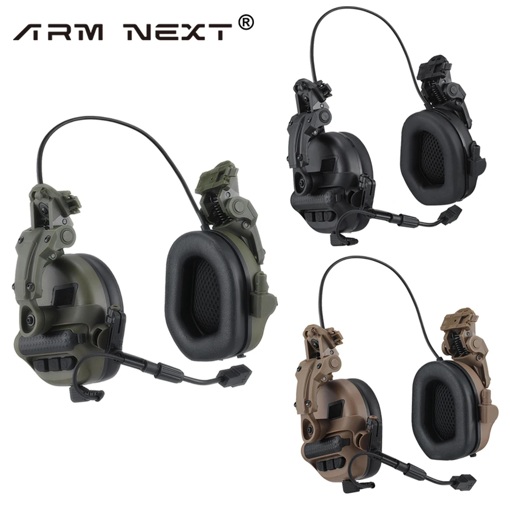 ARM NEXT F30 戦術用イヤーマフ。アクティブノイズ - Helmet Headset Noise Cancellation のレビューと価格