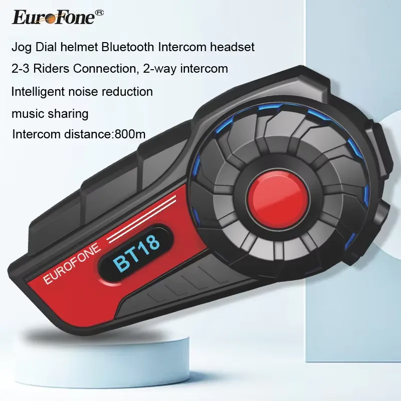 BT18 オートバイヘルメットインターコム IP67 防水ワ - Helmet Bluetooth Headset Waterproof のレビューと価格