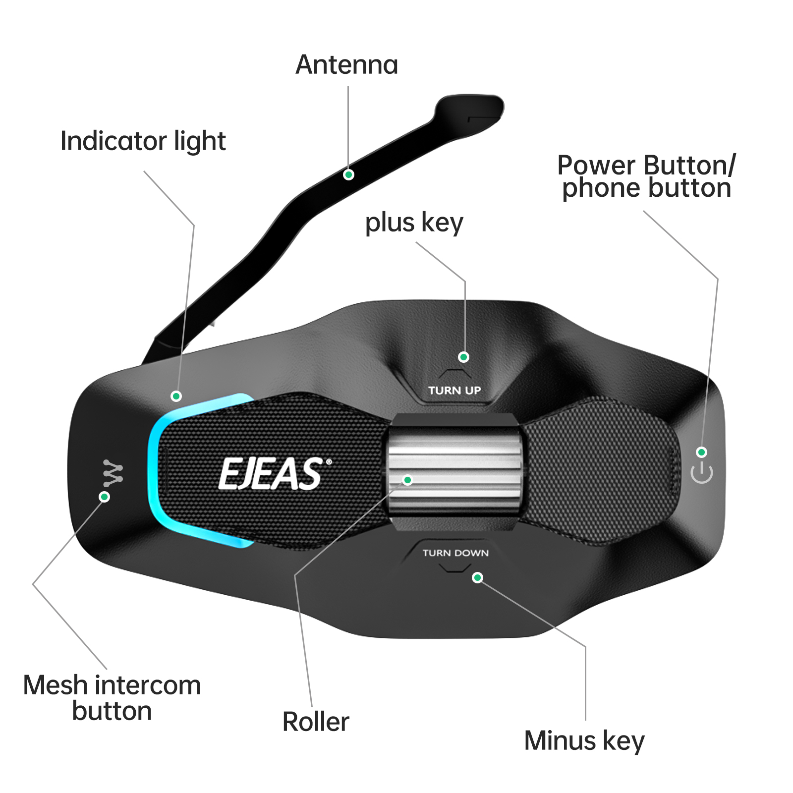 EJEASブランドの新品高品質X10バイクヘルメットインター - Motorcycle Intercom Group 10 Riders のレビューと価格