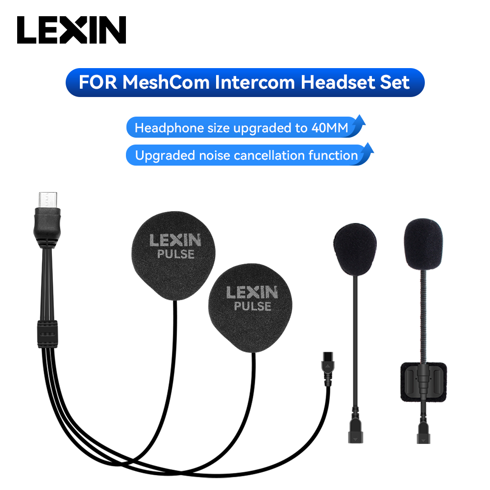 LEXIN-MeshCom メッシュインターコム 40MM  - Helmet Headset Noise Cancellation のレビューと価格