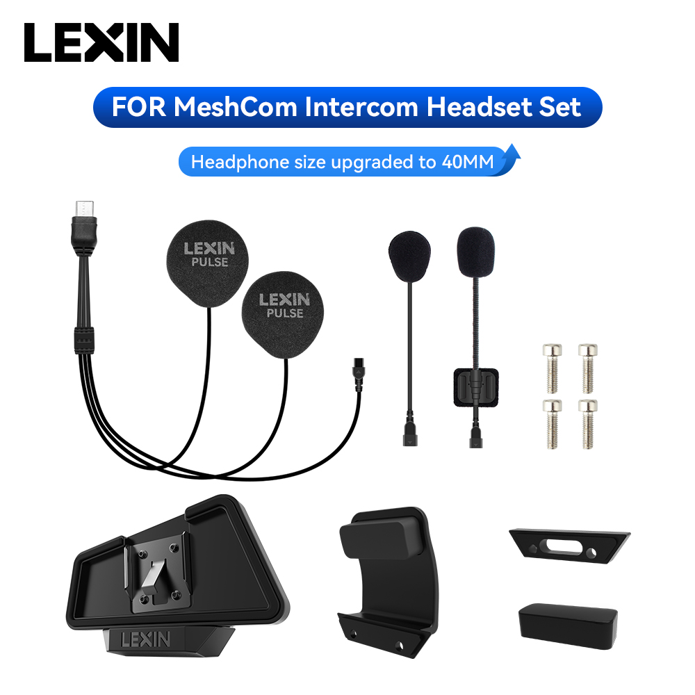 LEXIN-MeshCom メッシュインターコム 40MM  - Helmet Headset Noise Cancellation のレビューと価格