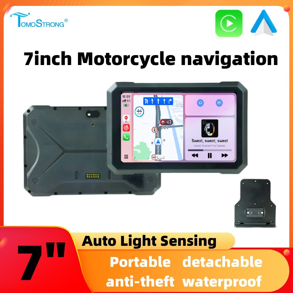 MEKEDE倉庫 7インチポータブルバイク用GPSナビゲーシ - Motorcycle Gps Navigator Waterproof のレビューと価格