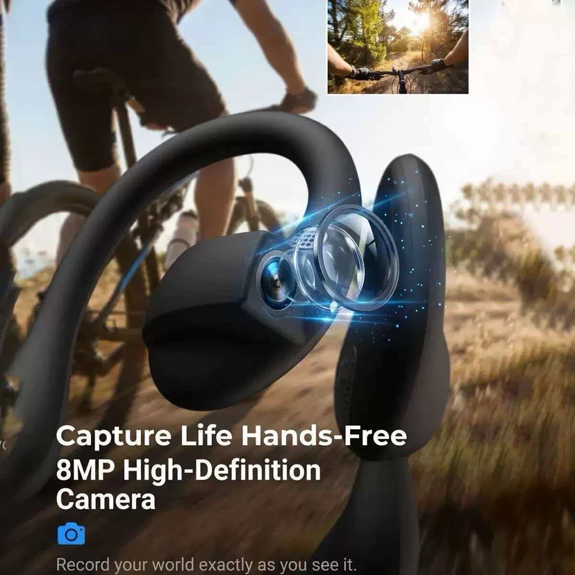 4K対応スマートヘッドホン、8MPカメラ、翻訳機能、Wi-F - Helmet Camera 4K Wifi のレビューと価格