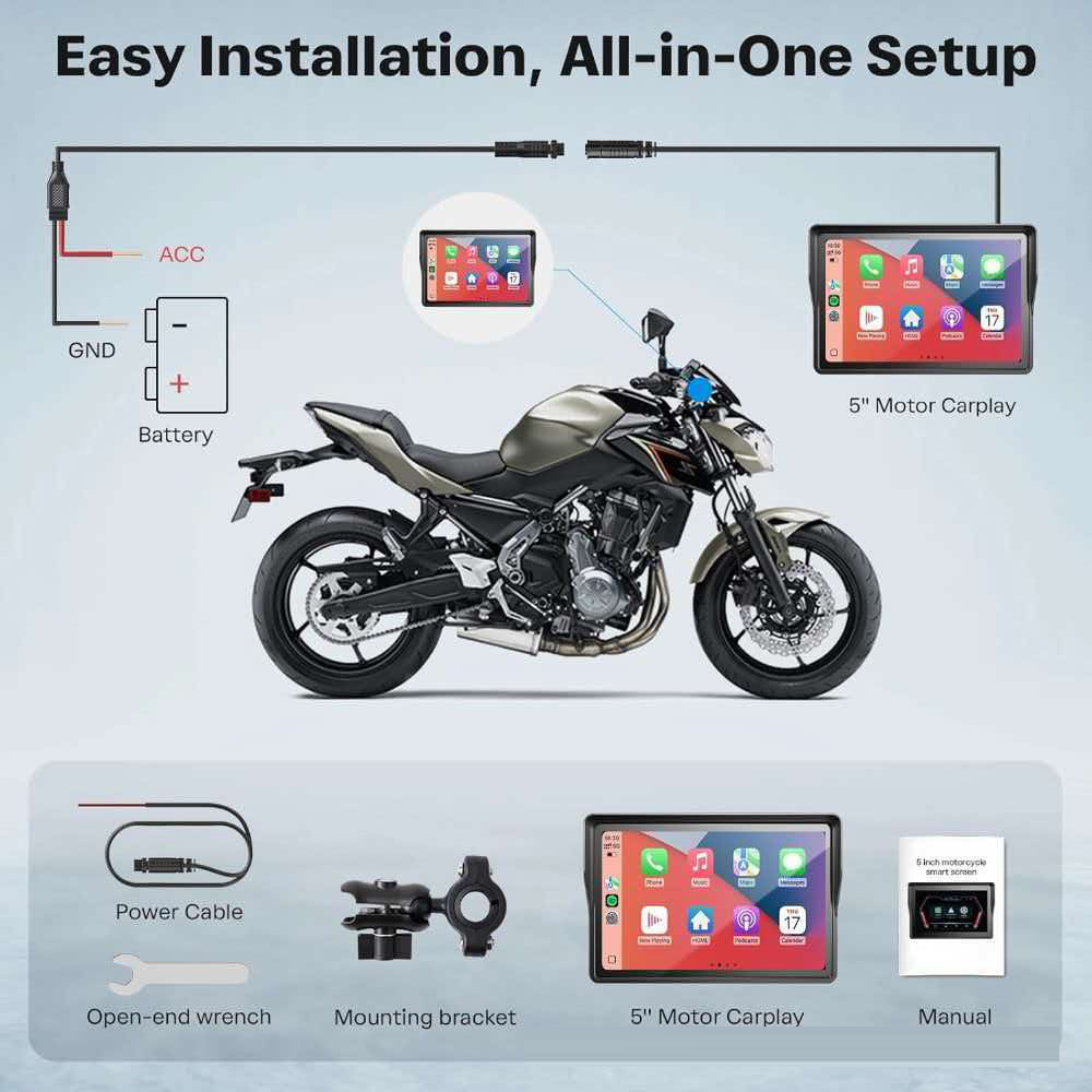 5/6.25/7/8.1インチ IP67 防水 バイクアクセ - Motorcycle Gps Navigator Waterproof のレビューと価格