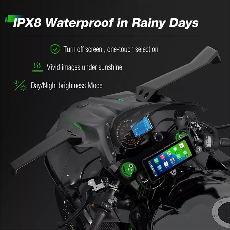 オートバイ 6.86 インチ Bluetooth ポータブル - Motorcycle Gps Navigator Waterproof のレビューと価格