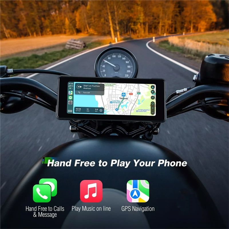 オートバイ 6.86 インチ Bluetooth ポータブル - Motorcycle Gps Navigator Waterproof のレビューと価格
