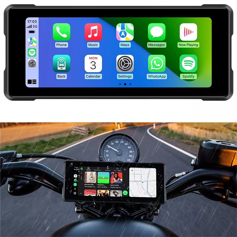 オートバイ 6.86 インチ Bluetooth ポータブル - Motorcycle Gps Navigator Waterproof のレビューと価格