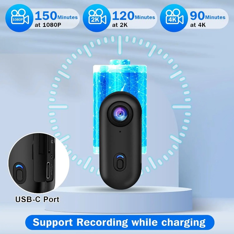磁気式4KミニアクションカメラHD 1080P WiFiワイ - Helmet Camera 4K Wifi のレビューと価格