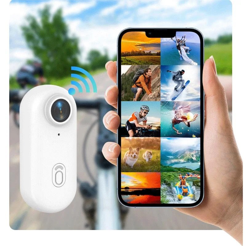 磁気式4KミニアクションカメラHD 1080P WiFiワイ - Helmet Camera 4K Wifi のレビューと価格