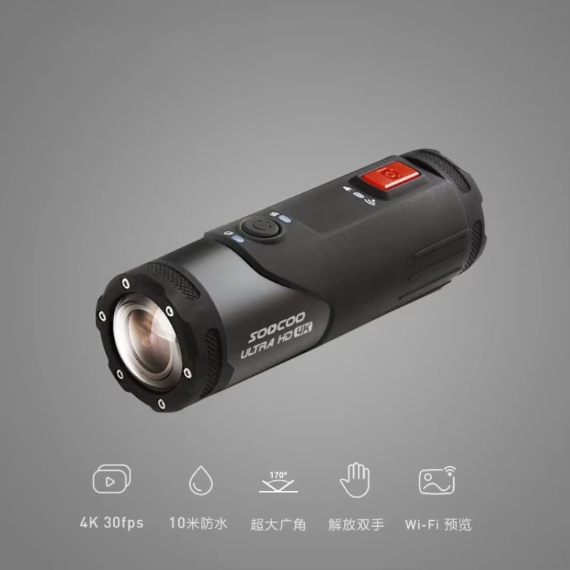 4K WiFi防水アクションカメラ 10m水中スポーツビデオ - Helmet Camera 4K Wifi のレビューと価格