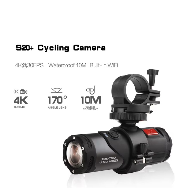 4K WiFi防水アクションカメラ 10m水中スポーツビデオ - Helmet Camera 4K Wifi のレビューと価格