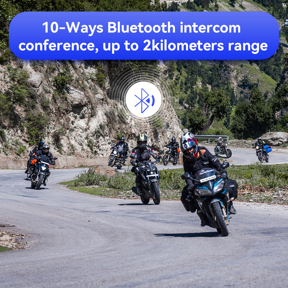 Lexin GTX インターコム Bluetooth バイク - Motorcycle Intercom Mesh 2000M のレビューと価格
