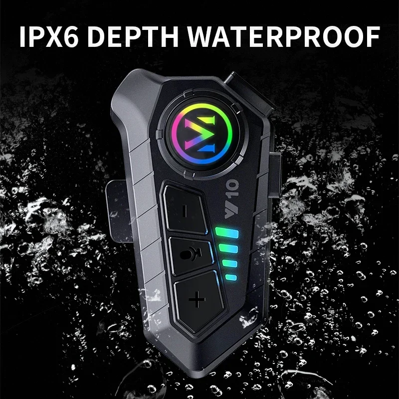 Y10 オートバイ用 Bluetooth 5.3 ヘルメット - Motorcycle Intercom With Fm Radio のレビューと価格
