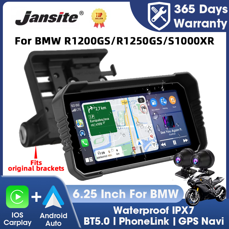 6.25インチバイク用GPSナビゲーション BMW R120 - Motorcycle Gps Navigator Waterproof のレビューと価格