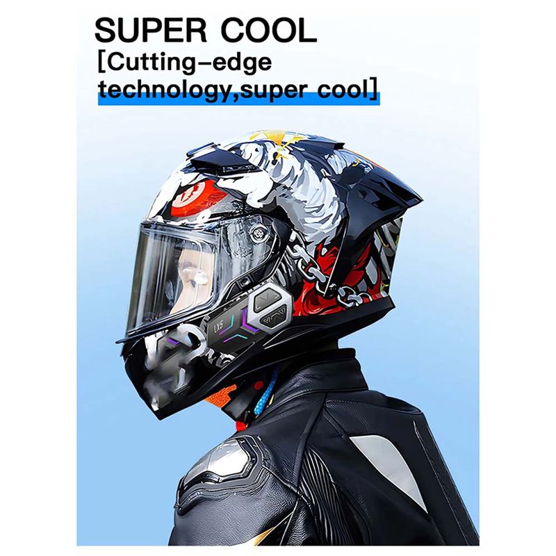 AASS-LX5 バイク用ヘルメットヘッドホン メッシュイン - Motorcycle Intercom Mesh 2000M のレビューと価格