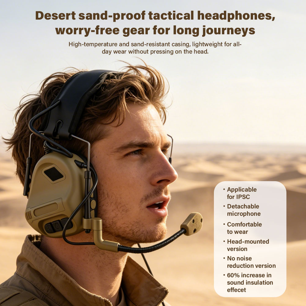 戦術的なヘッドセット通信ノイズリダクションイヤーマフヘルメッ - Helmet Headset Noise Cancellation のレビューと価格