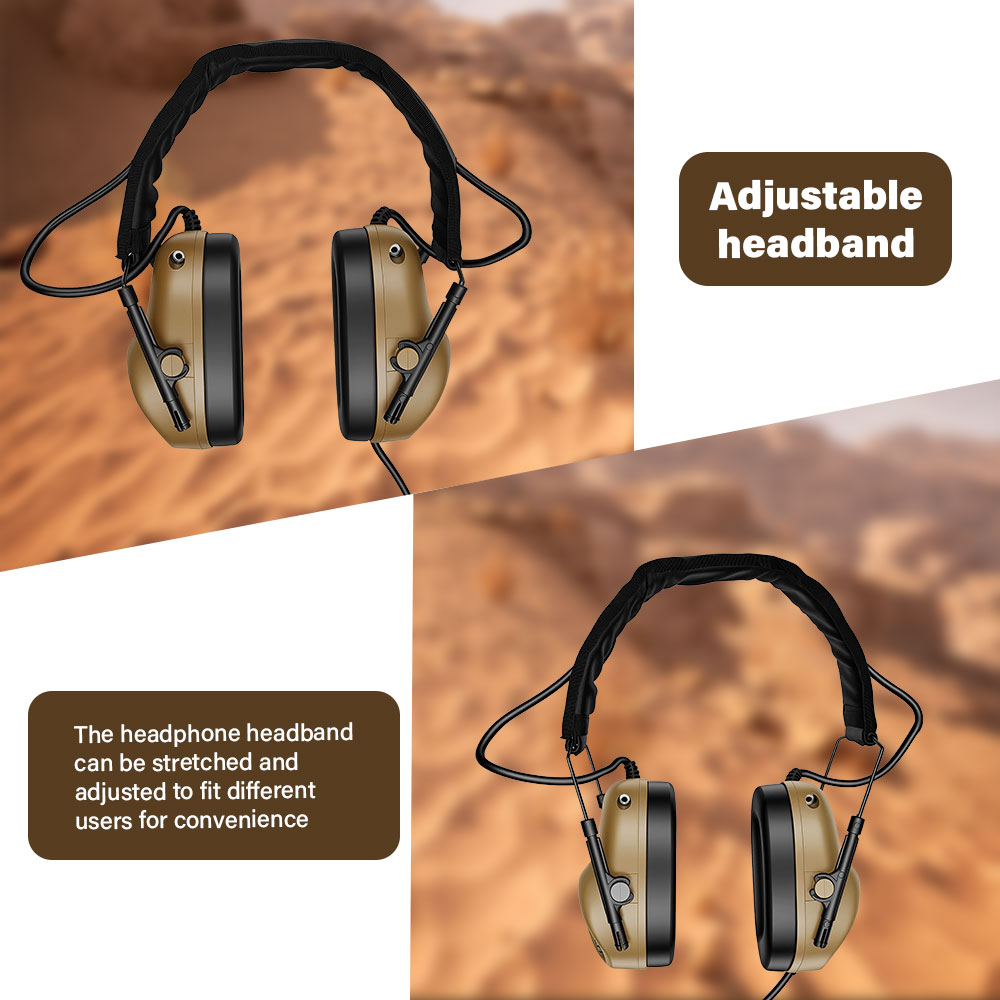 戦術的なヘッドセット通信ノイズリダクションイヤーマフヘルメッ - Helmet Headset Noise Cancellation のレビューと価格
