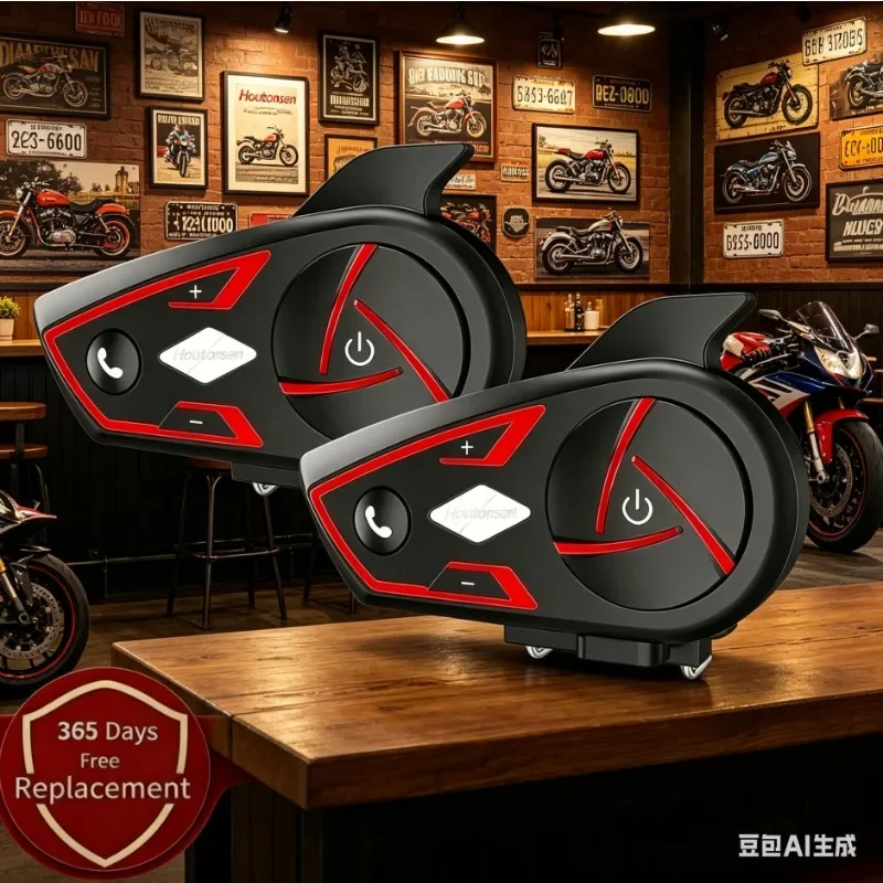 Houtonsen S3 自転車用ヘルメット内蔵インターコム - Helmet Bluetooth Headset Waterproof のレビューと価格