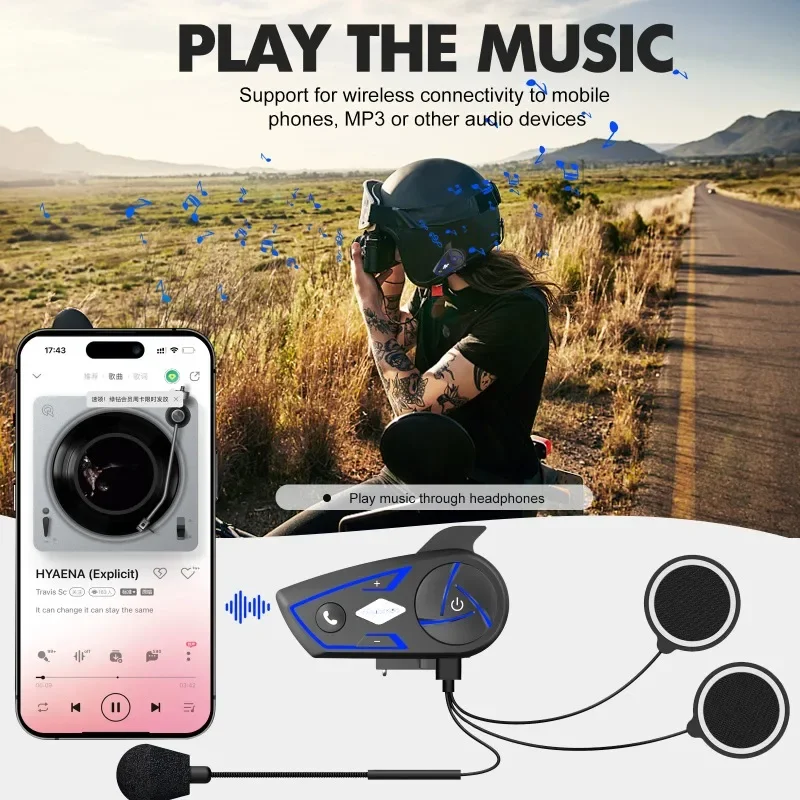 Houtonsen S3 自転車用ヘルメット内蔵インターコム - Helmet Bluetooth Headset Waterproof のレビューと価格