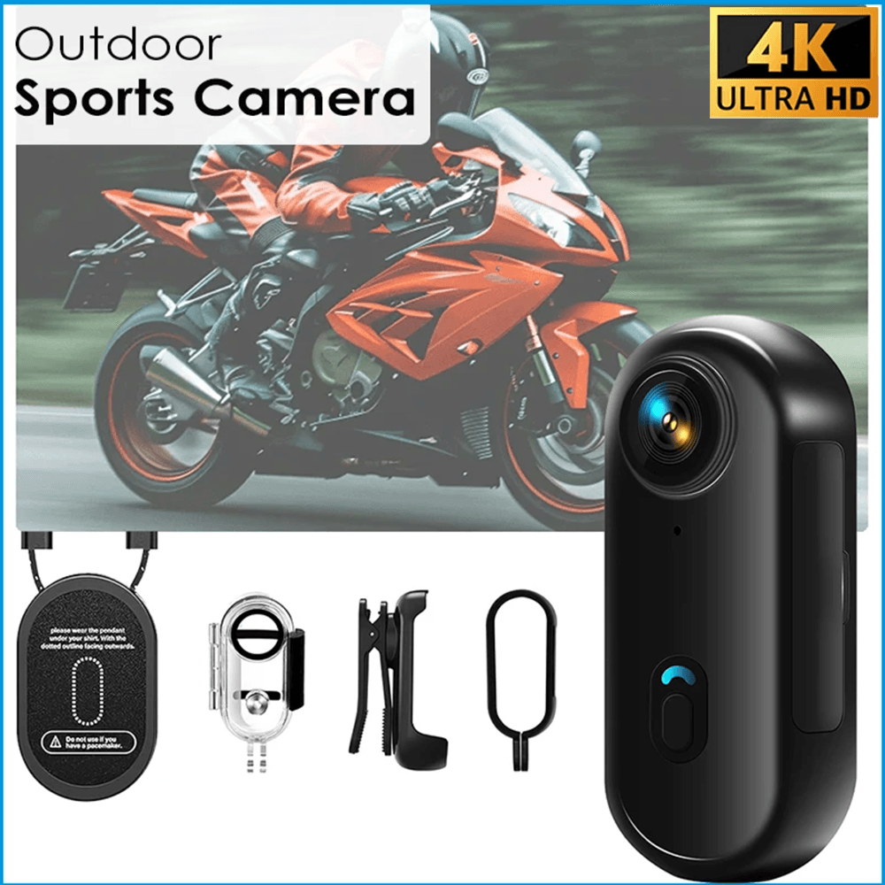 4Kミニアクションカメラ 30m防水 マグネットマウント W - Helmet Camera 4K Wifi のレビューと価格