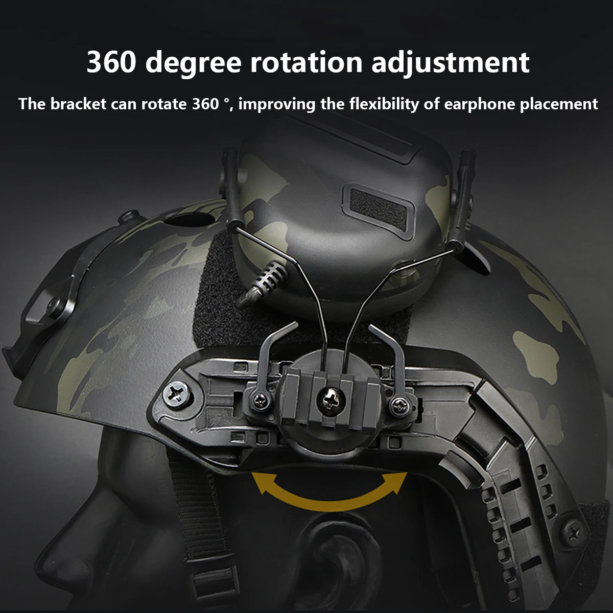 非パンチノイズキャンセルタクティカルヘルメットヘッドセット、 - Helmet Headset Noise Cancellation のレビューと価格